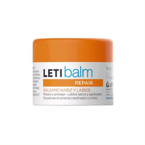 LETIbalm pediátrico, bálsamo reparador nariz y labios 10 ML - 1