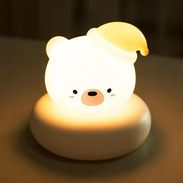 Luz Quitamiedos Infantil Lampara Noche Oso Luz Bebe Nocturna Cosas Bebe Recien Nacido Regalos - 1