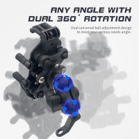 Soporte De Teléfono Móvil Para Motocicleta Con Amortiguador De Vibración Soporte De Rotación Ajustable Para Motorbike Ball Head Mount - details 30