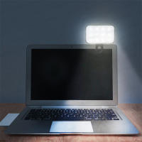 Luz De Auto Fotografía Portátil Ajustable En 3 Colores Para Smartphone Laptop IPad Video Conferencia Vlog Adaptador De Energía DC - details 4