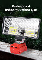 Luz De Trabajo LED Para Batería Milwaukee M18 18V Luz Amplia Con Dos Puertos USB Para Emergencias Y Almacenamiento De Baterías - details 6
