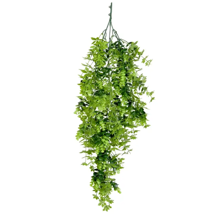Bonerva  Planta artificial Colgante Eucalipto  planta artificial para exterior e interior  Decoración de hogar, oficina y restauración - 1