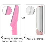 Cortauñas Portátil Para Mujer 3/10Pcs Kit De Peluquería De Cejas Cuchillas De Seguridad Para Eliminación De Vello Faciales - details 3