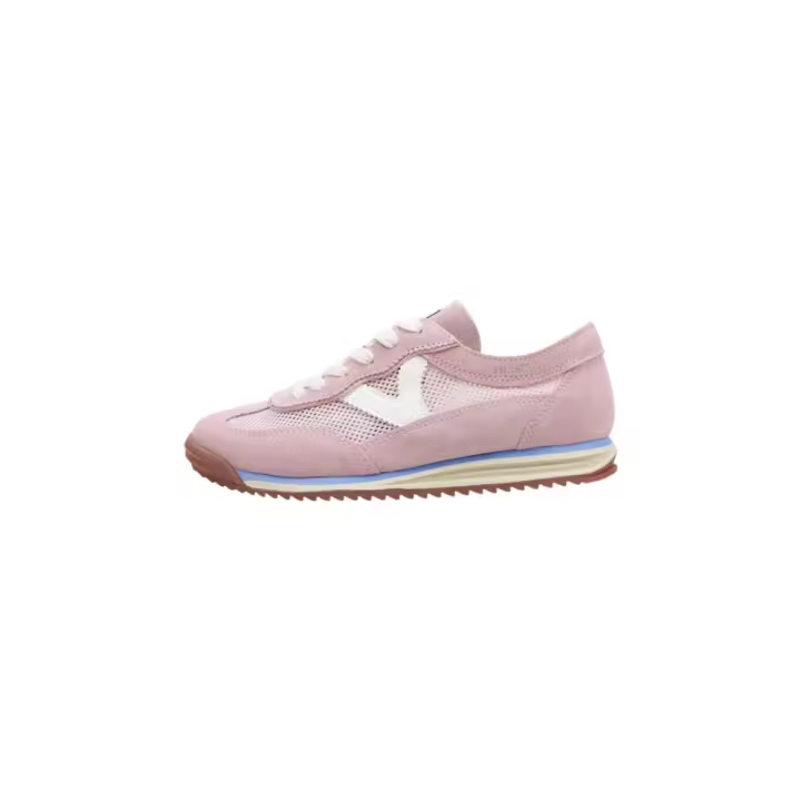 victoria SATURNO SERRAJE & REJILLA Deportivas Planas Mujer Rosa - 1