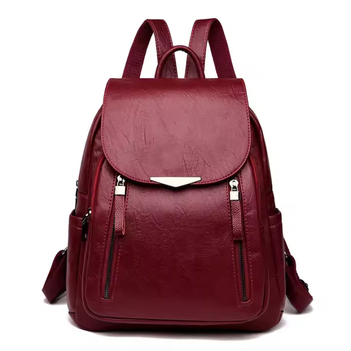 Mochipa de viaje para Mujer Avión Gran capacidad hecha de cuero PU Bolso de Mano para Escuela mochila para Mujer Bolso de hombre Femenino - 1