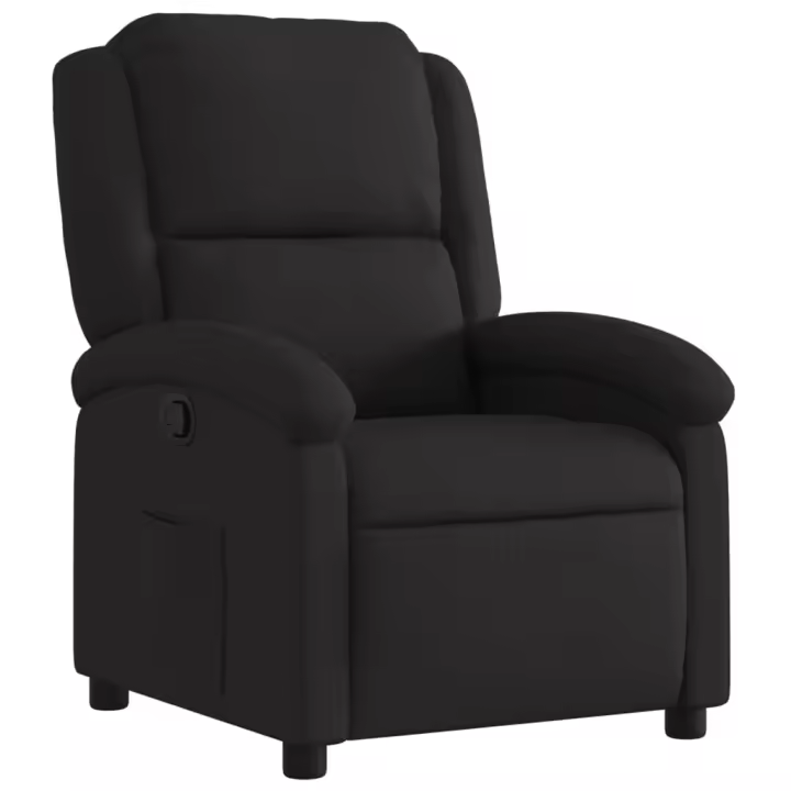 vidaXL Sillón reclinable de tela Gris claro, Gris oscuro, Negro Sillon Dormitorio Sillon Comodos Silla Relax Sillón Sofá - 1