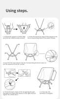 Silla De Camping Naturehike 2024 Ultraligera Y Portátil Estable Y Alta Carga Silla De Luna Baja Para Pesca Y Viajes Exterior - details 12