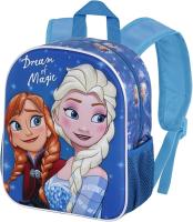 Mochila 3D Pequeña Dream Frozen 2 Disney Color Azul. Tamaño 31x26x11cm. KARACTERMANIA - details 0