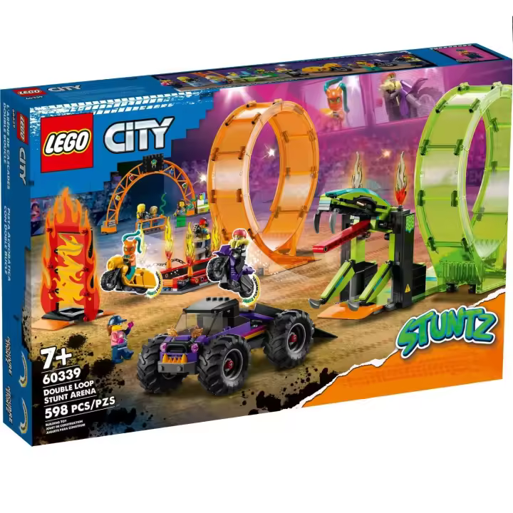 LEGO CITY STUNTZ - PISTA ACROBÁTICA CON DOBLE RIZO, 60339, TIENDA CON LICENCIA OFICIAL - 1