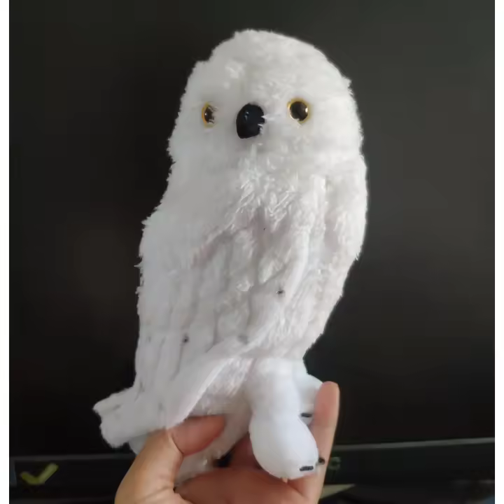 Juguete De Peluche De 18cm De Hedwig El Lechuza Animada Regalo De Cumpleaños O Fiesta Para Niños Y Adultos Material De Peluche Relleno De Algodón PP - 1