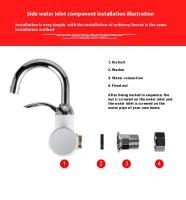 Grifo Eléctrico ZEXEF Calentamiento Instantáneo 3000W Rotación 360 Grados Doble Función Agua Caliente Y Fría Suministros Digitales Para Baño - details 12