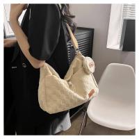 Nueva Bolso De Hombro Para Mujer Estilo Harajuku Diseñador Moda Tamaño Grande Capacidad Grande Estampado Solido Y Cuadros Bolso Transversal Para Estudiantes - details 12