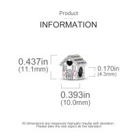 Encantadores Colgantes De Animales De Plata Para Mujer Joyería De Pulsera Y Collar Forma Irregular Sin Certificación - details 68