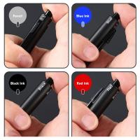 Bolígrafo Multifunción 4 En 1 De Metal Con Sensor De Gravedad Para Estudiantes 3 Colores Mezcla De Bolígrafo De Bola Y Lápiz Mecánico Estuche De Firmas - details 6