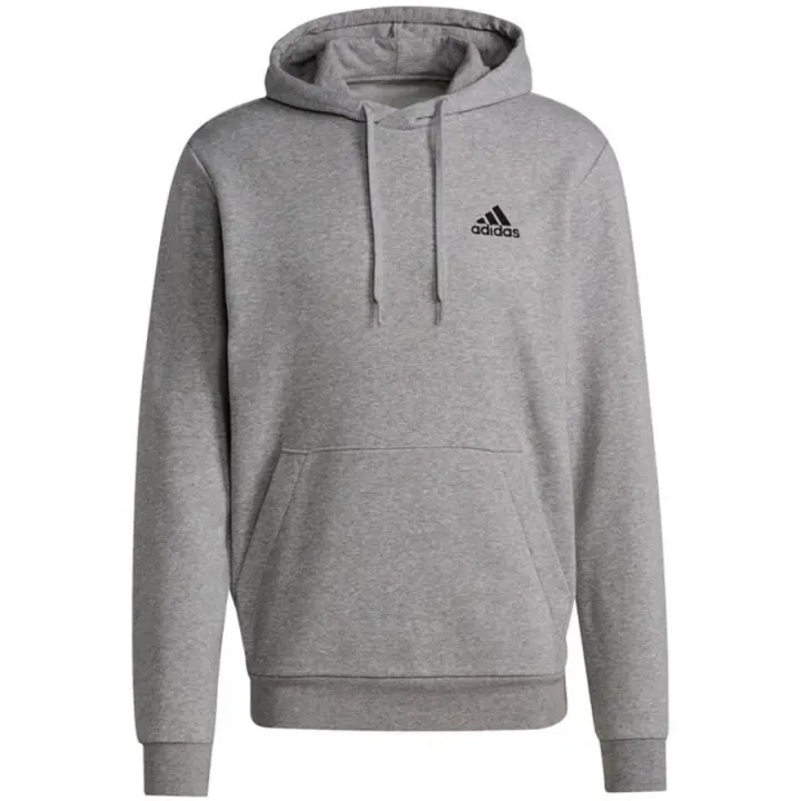 Sweatshirt adidas Essentials Fleece M H12213 – Sudadera masculina de la línea Essentials con tejido afelpado que proporciona suavidad, comodidad y calidez en cualquier ocasión. - 1
