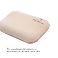 Almohada De Viaje Ergonómica Autoinflable Para Acampar Almohada De Cuello Protector Con Funda Portátil Almohada De Seda 19D TPU 30D Tejido - details 10