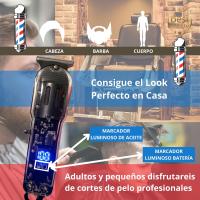 A&M MARBELLA Cortador de Pelo Electrónico Profesional - Inalámbrico - Accesorios Incluidos- Generica - details 2