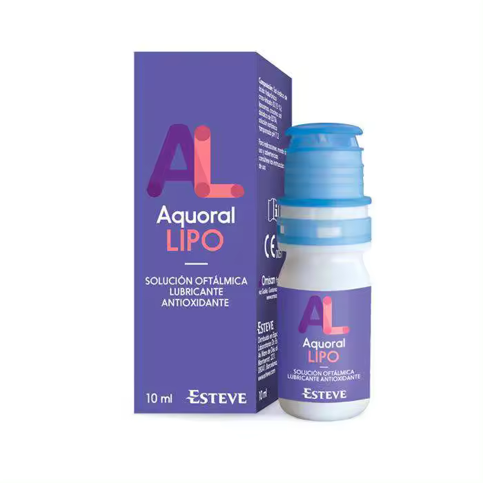 Aquoral Lipo Gotas Oftalmológicas Lubricantes Estériles 10ml - 1