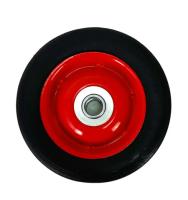 Coshano Set de 2 Ruedas para Carretilla, Neumáticos de Goma Maciza, 6 Pulgadas, Eje de 15 Mm, Hasta 150 Kg, Tamaño 150-30mm - details 2