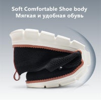 Zapatos Casuales Para Hombre Ligeros Y Transpirables Malla Respirable Comodidad Para Conducir Zapatos De Moda Slip-On Al Aire Libre Talla Verdadera Relleno De Algodón Suela De Goma - details 7