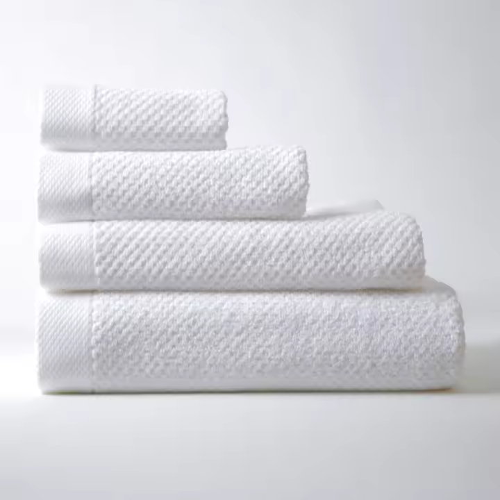 10XDIEZ Toalla algodón 2 cabos bee wafle beig - Toallas absorbentes y suaves para baño - 1