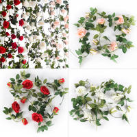 Guirnalda De Flores Artificiales Rosa 2/4m Para Boda Fiesta De Baño De Mujer Eventos Decoración De Hogar Tamaño 2m/4m Color Rosa - details 0