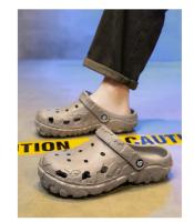 Clogs De Verano Para Hombre Sandalias Transpirables Negras Y Marrones Zapatos De Playa Y Jardín Slip-On Cómodos Y Resistentes - details 13