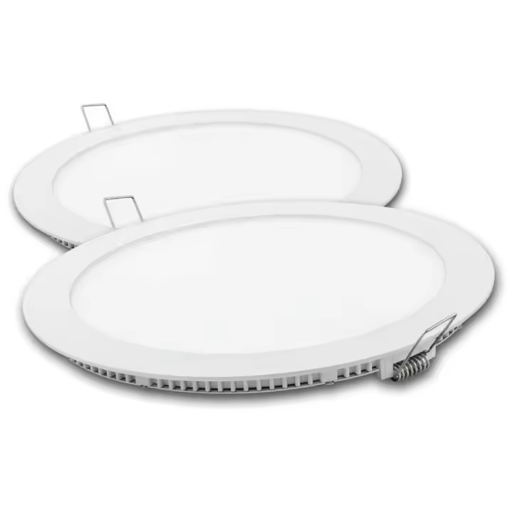 Downlight LED Redondo Blanco 18W Neutra 2 Unidades Matel - 1