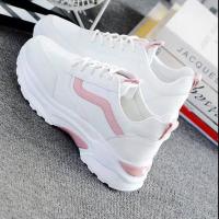 Zapatos Casuales Para Mujer Primavera/Otoño Comodidad Transpirabilidad Malla Zapatillas Planas Blancas Suela De Goma Talla Verdadera - details 1