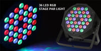 Luces de Escenario ALIEN 36 LED RGBW DMX 512 para Disco DJ Fiesta Navidad Bar Club Boda Cumpleaños Efecto de Iluminación Plana - details 0