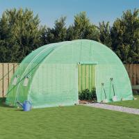 vidaXL Invernadero con estructura de acero 12 m² 6x2x2,85 m Color Blanco,  Verde, y mas - details 1