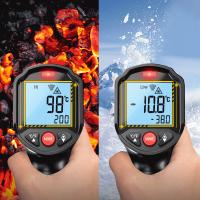 ANENG TH202 Termómetro Inalámbrico De Láser IR Medidor De Temperatura Y Humedad Con Pantalla LCD Retroiluminada Para Industria - details 0
