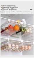 Organizador De Nevera Juego De Almacenamiento Para Frutas Y Huevos Estante De Almacenamiento En El Pasillo De La Nevera Caja De Cajón De Cocina Para Mantener Fresco Material PET+PE - details 6