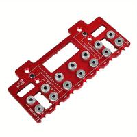 Kit De Localizador De Agujeros Para Madera Con Guía De Perforación Straight Juego De Juego De Herramientas Manuales De Aluminio - details 9
