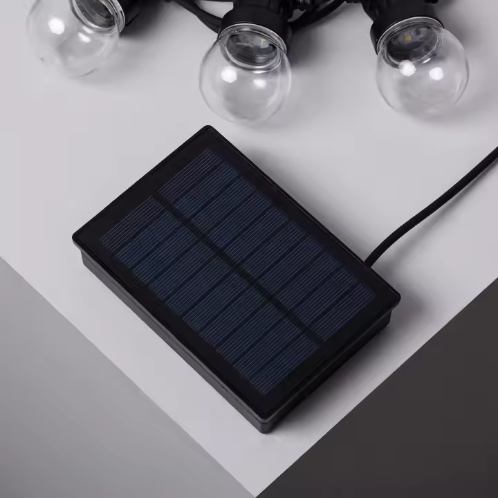 Ledkia Guirnalda Solar Exterior LED de Bombillas Kepler 7m Transparente - 1