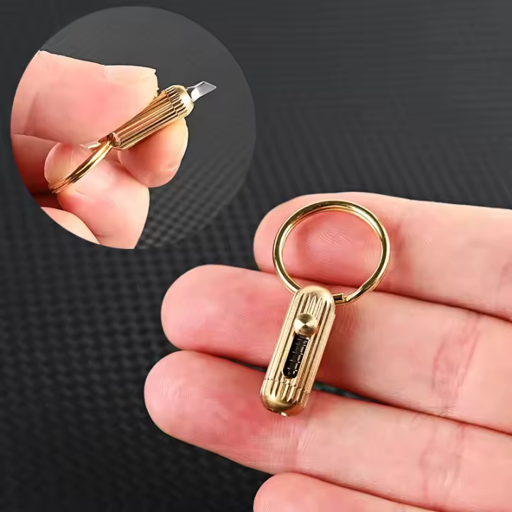 Cuchillo De Bolsillo Miniatura Para Llave De Herramienta Portátil De Sobrevivencia Al Aire Libre Camping Barbecue Peleador De Frutas Abrebotellas - 1