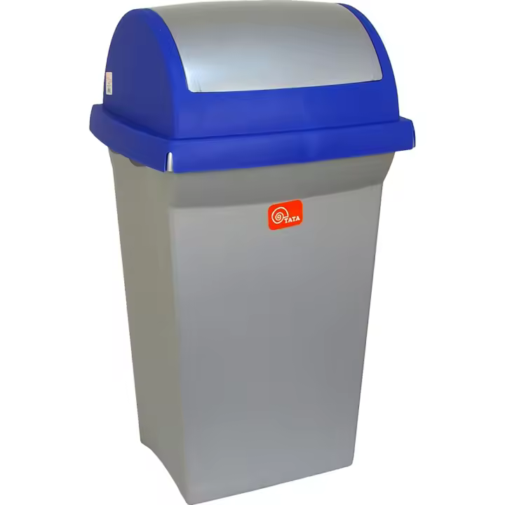 Orework Cubo de Basura Swing Azul 50L para Herramientas Manuales - 1