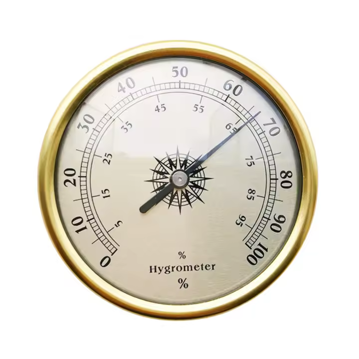 Termómetro Y Higrómetro Digital Mini Puntero Estación Climática Para Interior Medidor De Temperatura Y Humedad Con Indicador Analógico - 1