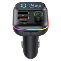 Transmisor FM Bluetooth Para Coche 5.0 Con Cargador USB PD Accesorios Electrónicos Carro GRWIBEOU MP3 Player - details 17