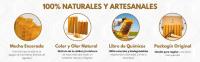Velas de Miel de Abeja para Rituales 100% Natural Española Cera Pura - DECEVI - Medidas 10 cm x 2,2 cm aprox. - Hechas a Mano - Origen España - SIN PARAFINA - details 1