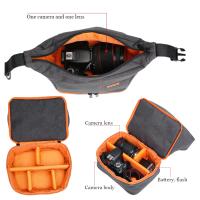 Bolsa De Hombro Portátil Para Cámara DSLR Digital Impermeable Y Protegida Para Fotografía Bolsa De Foto Para Canon Nikon Sony Con Bolsillo Para Lentes - details 3