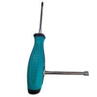1pc Manija De Destornillador Magnética 6.35mm Con Soporte Para Bits Hexagonal Phillips Torx Y Slotted Herramientas De Destornillador Multifuncional De Acero De Aluminio - details 4