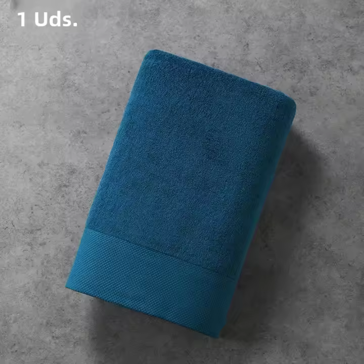 Toalla De Baño Grande 90x180cm De Algodón Puro De Alta Calidad Absorbente Suave Y Gruesa Para Adultos Toalla De Playa Y Hogar - 1