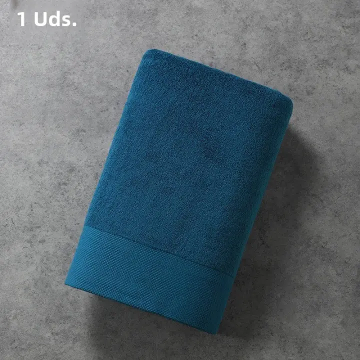 Toalla De Baño Grande 90x180cm De Algodón Puro De Alta Calidad Absorbente Suave Y Gruesa Para Adultos Toalla De Playa Y Hogar - 1