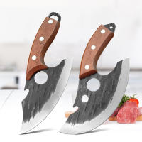 Cuchillo Multifuncional De Cocina Acero Inoxidable Forged Cuchillo De Carne Boning Con Abrebotellas Y Funda Para Cocina - details 0