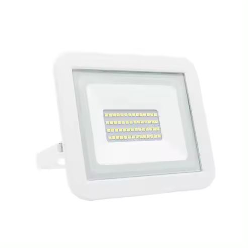 Proyector led plano blanco matel ip65 30w fría - 1