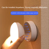 Lámpara Nocturna Recargable USB Con Sensor De Movimiento 360° PIR Luz LED Eficiente Para Dormitorio Armario Cerca De La Cama Escaleras Inteligente - details 4
