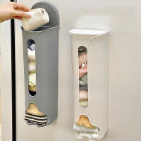 Kitchen Plastic Bag Storage Rack Wall Hanging Bathroom Garbage Bag Storage Box Closet Underwear Underwear Storage Box - details 0