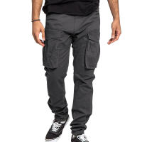 Pantalones De Cargo Para Hombre Talla Grande Color Sólido Con Bolsillos Multisectoriales Estilo Casual Primavera Verano - details 18