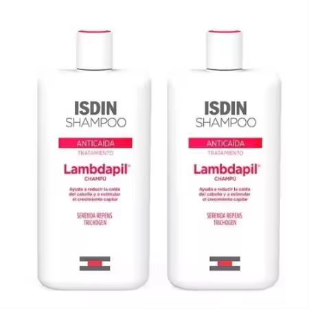 ISDIN Lambdapil Champú Anticaída DUPLO 2 x 400 ml - 1